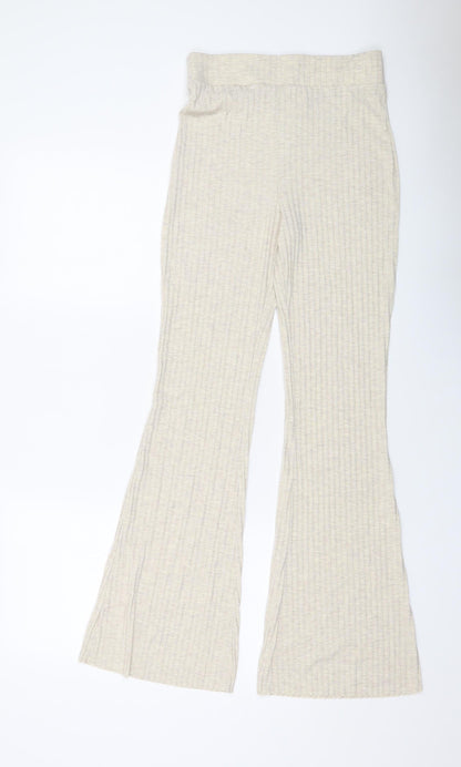 Womens UK Size S H&M Regular Fit  Beige Trousers