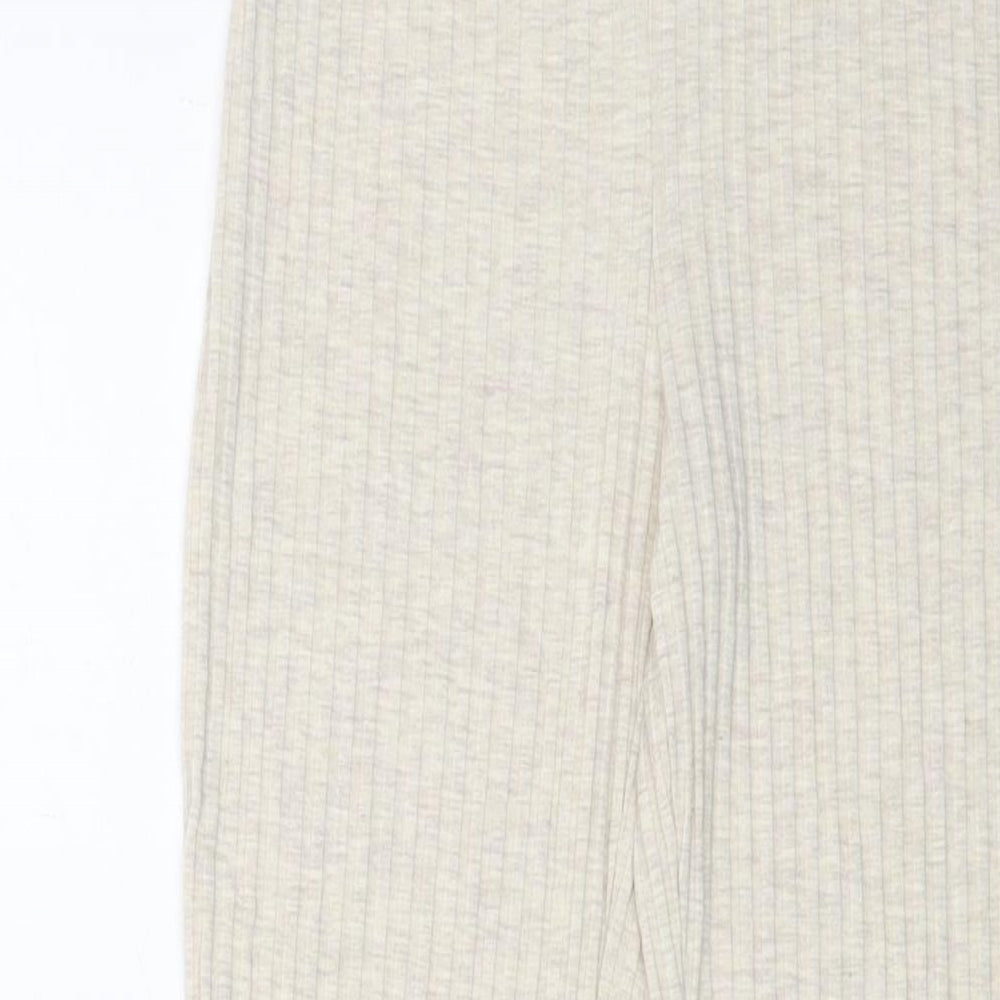 Womens UK Size S H&M Regular Fit  Beige Trousers