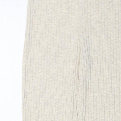Womens UK Size S H&M Regular Fit  Beige Trousers