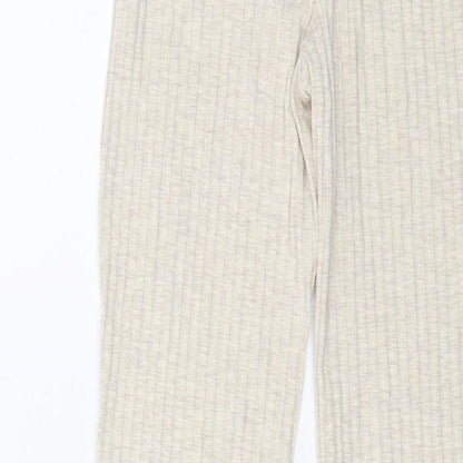 Womens UK Size S H&M Regular Fit  Beige Trousers