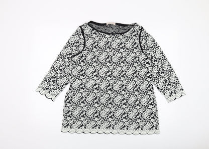 Womens UK Size 18 Per Una Black Basic Blouse