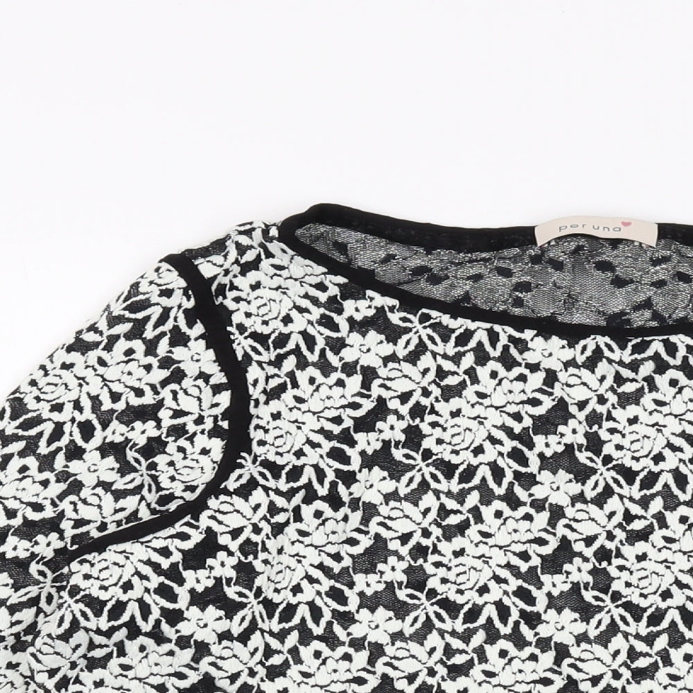 Womens UK Size 18 Per Una Black Basic Blouse