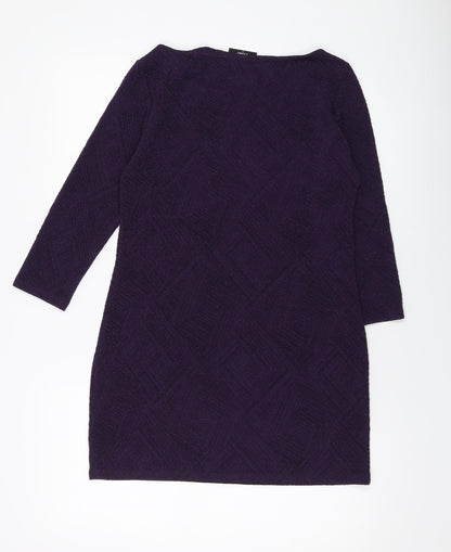 Womens UK Size S Wallis Purple Basic Blouse