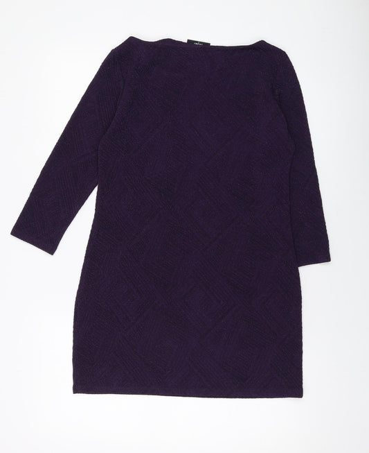 Womens UK Size S Wallis Purple Basic Blouse