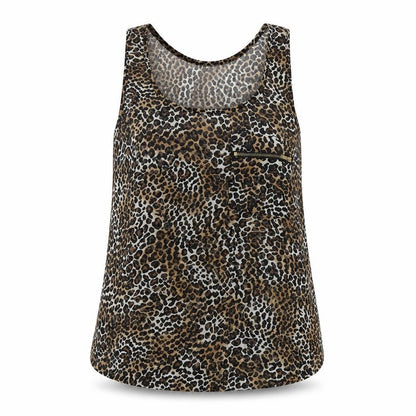 Womens UK Size 8 Topshop Brown Basic Tank