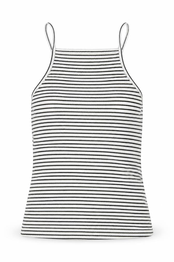 Womens UK Size 8 New Look White Cropped Tank