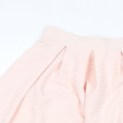 Miss Selfridge Womens Pink Polyester A-Line Skirt Size 8