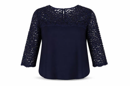 Womens UK Size 10 Phase Eight Blue Basic Blouse