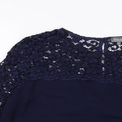 Womens UK Size 10 Phase Eight Blue Basic Blouse