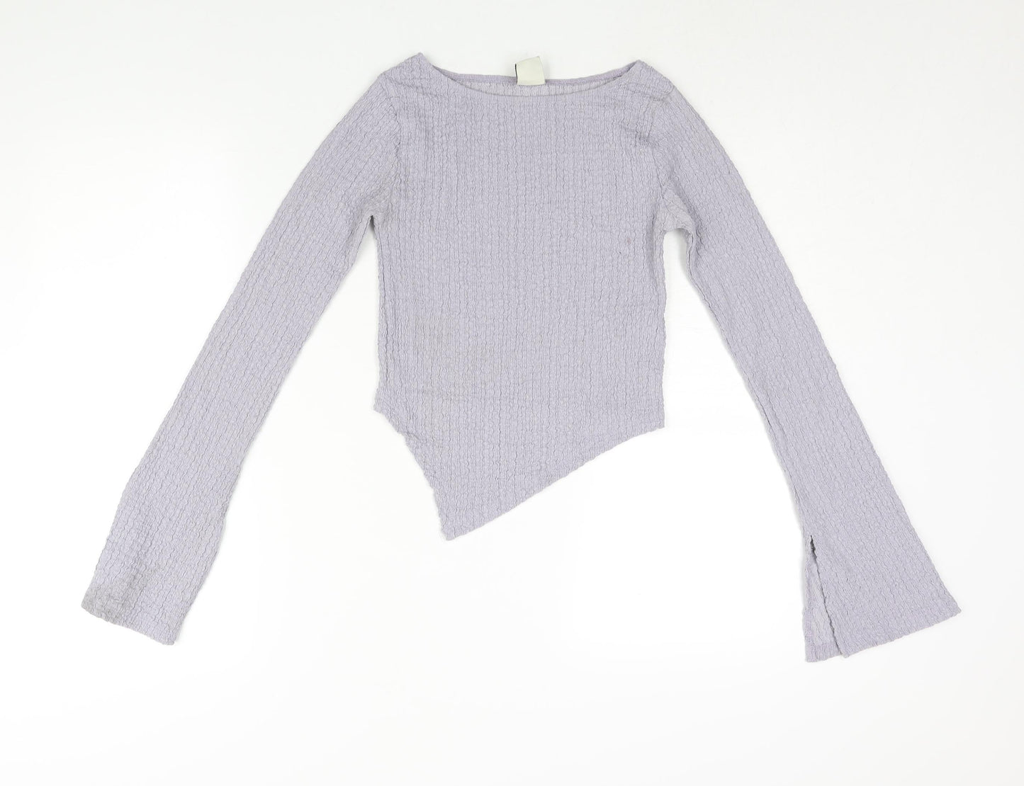 Womens UK Size XS Urban Outfitters Purple Basic Blouse