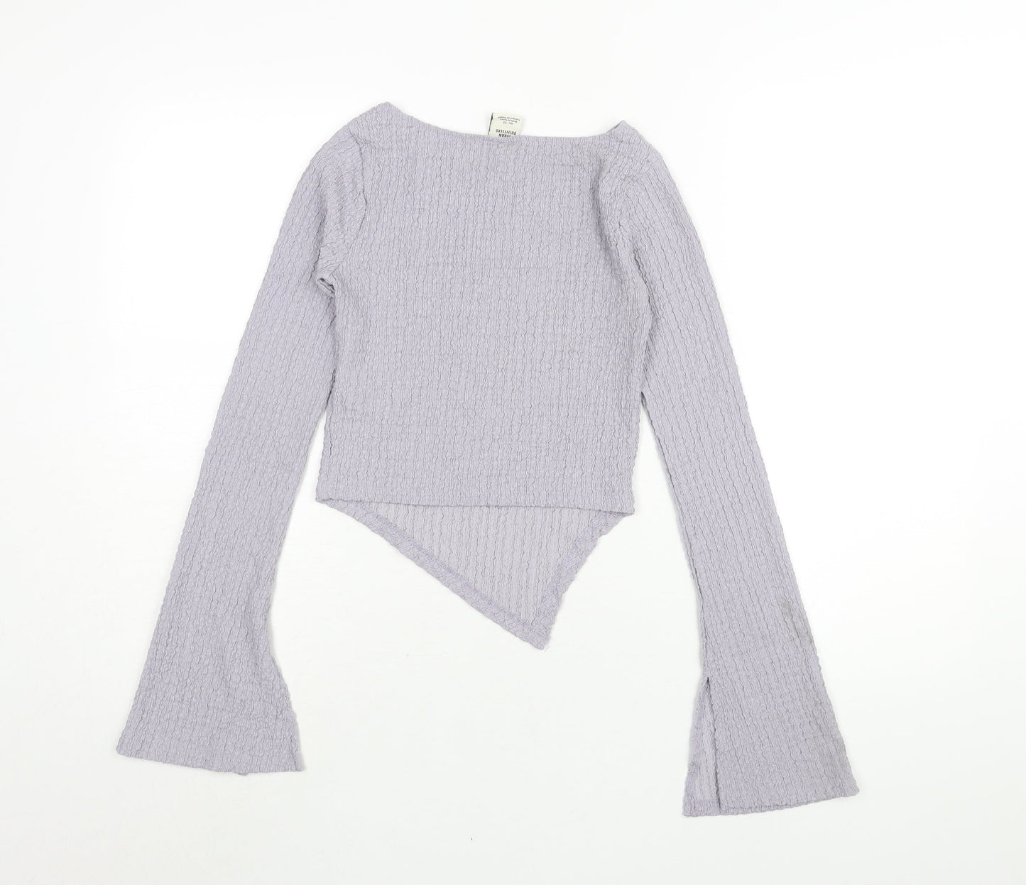 Womens UK Size XS Urban Outfitters Purple Basic Blouse