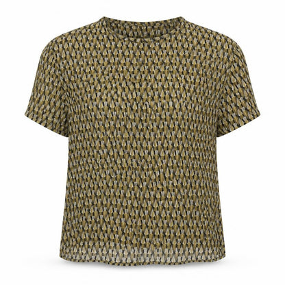 Womens UK Size 8 H&M Multicoloured Basic Blouse