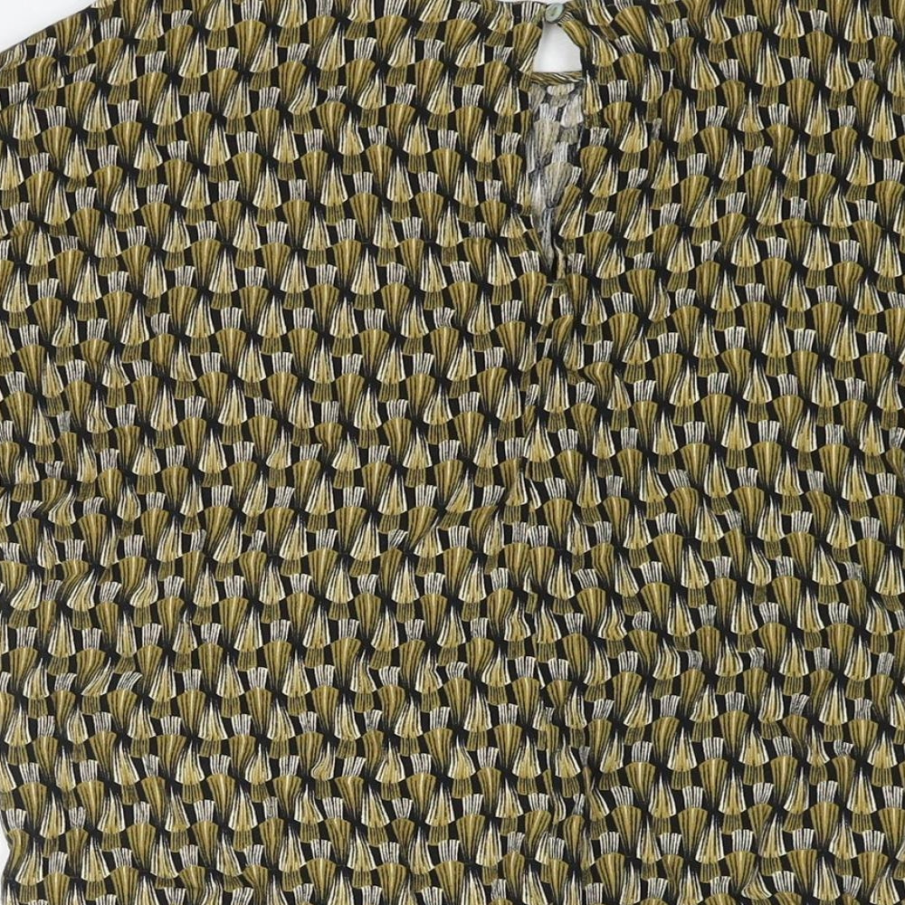 Womens UK Size 8 H&M Multicoloured Basic Blouse