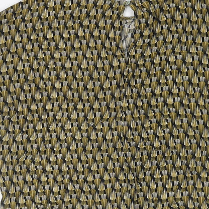 Womens UK Size 8 H&M Multicoloured Basic Blouse