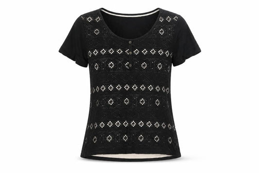 Womens UK Size 10 Per Una Black Basic Blouse