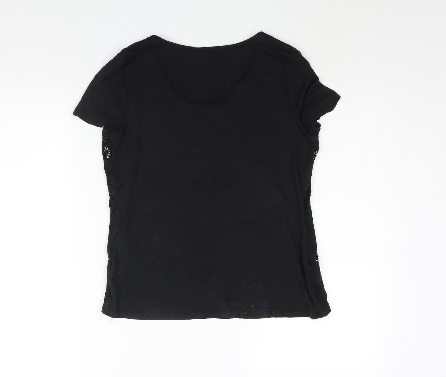 Womens UK Size 10 Per Una Black Basic Blouse