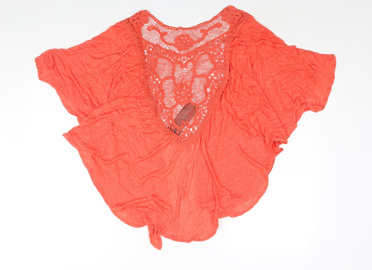 Womens UK Size L QED London Pink Kimono Blouse