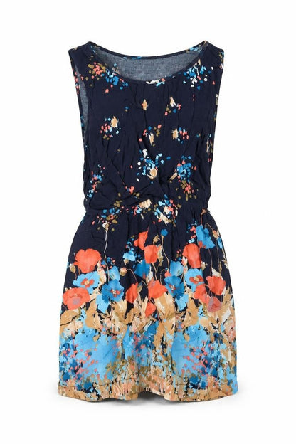 Miss Selfridge Womens Multicoloured Geometric Viscose A-Line Size 6 Round Neck Pullover