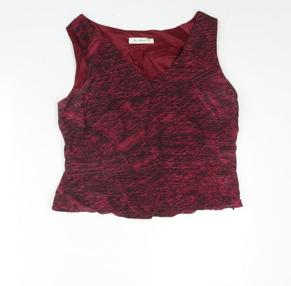 Womens UK Size 14 Planet Pink Camisole Blouse