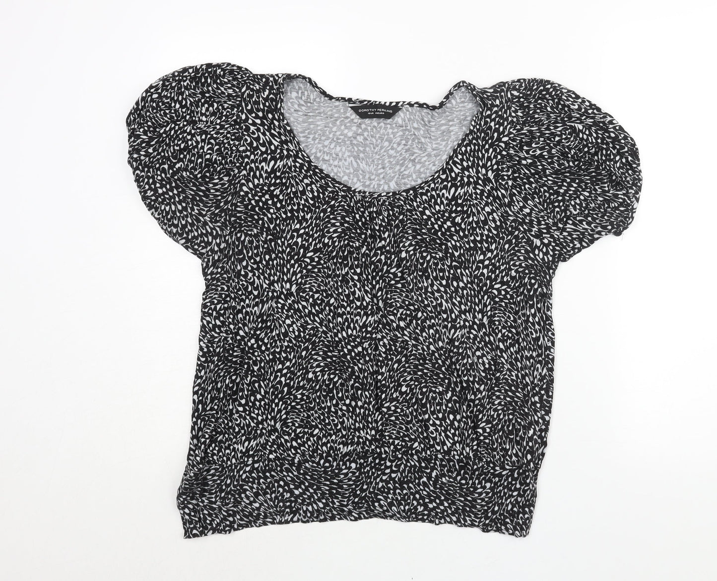 Womens UK Size 18 Dorothy Perkins Black Basic Blouse