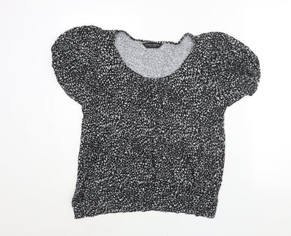 Womens UK Size 18 Dorothy Perkins Black Basic Blouse