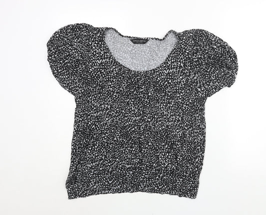 Womens UK Size 18 Dorothy Perkins Black Basic Blouse