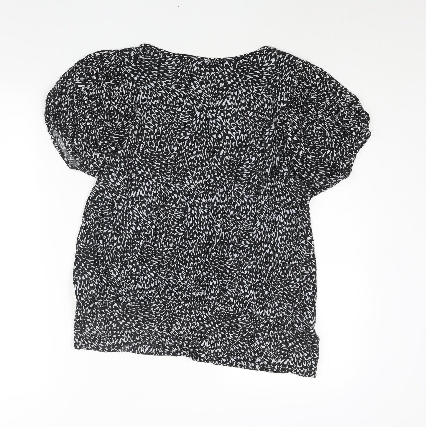 Womens UK Size 18 Dorothy Perkins Black Basic Blouse