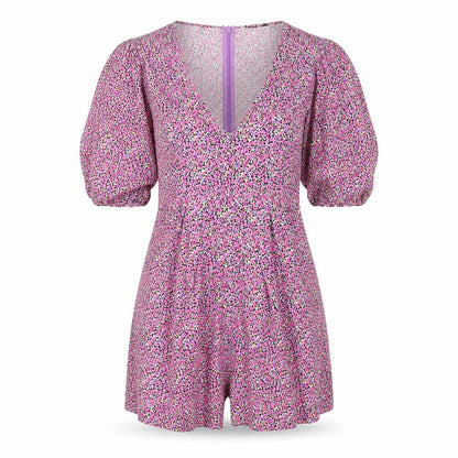 Womens UK Size M Zara One-Piece Multicoloured Playsuit