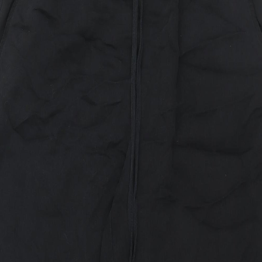 Womens UK Size S H&M Regular Fit Harem Black Trousers