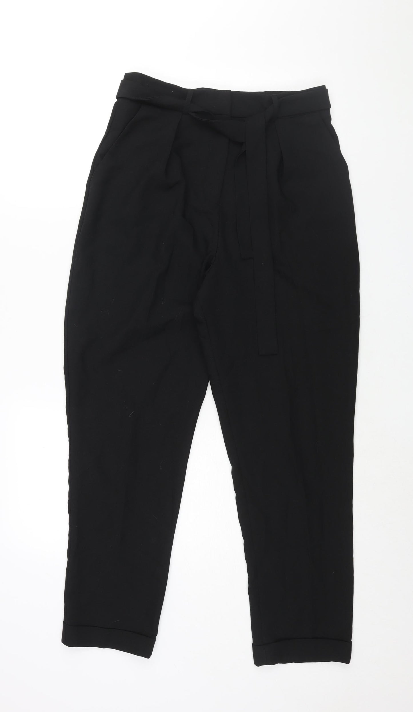 Womens UK Size 10 ASOS Regular Fit  Black Trousers