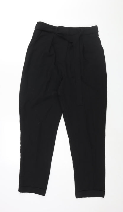 Womens UK Size 10 ASOS Regular Fit  Black Trousers