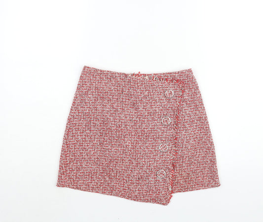Womens UK Size 8 Topshop Mini Tweed Skirt