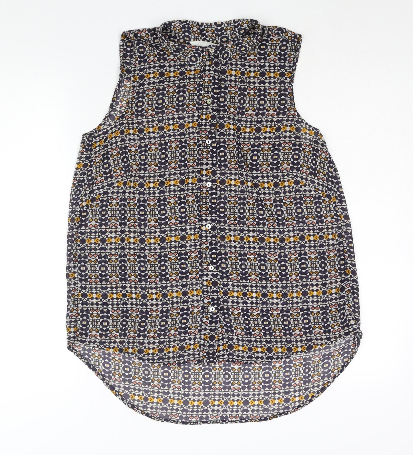 Womens UK Size 8 H&M Multicoloured Camisole Blouse