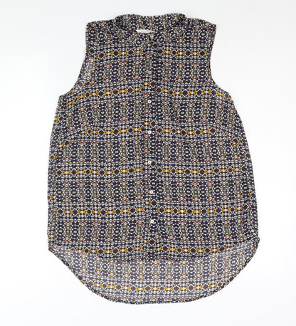 Womens UK Size 8 H&M Multicoloured Camisole Blouse