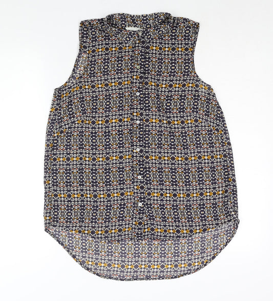 Womens UK Size 8 H&M Multicoloured Camisole Blouse