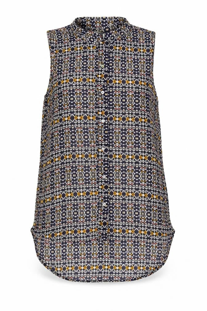 Womens UK Size 8 H&M Multicoloured Camisole Blouse