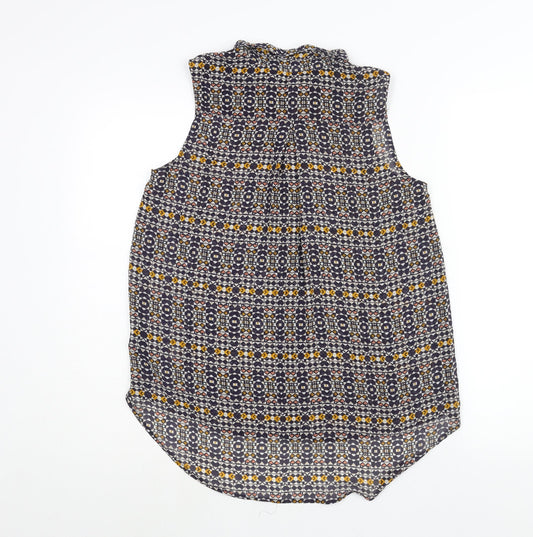 Womens UK Size 8 H&M Multicoloured Camisole Blouse