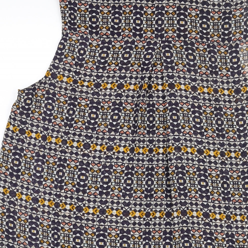 Womens UK Size 8 H&M Multicoloured Camisole Blouse