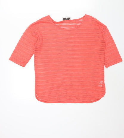 Womens UK Size 12 NEXT Pink Basic Blouse