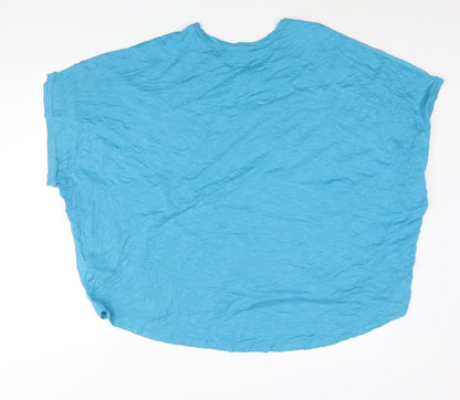 Womens UK Size 22 NEXT Blue Basic Blouse