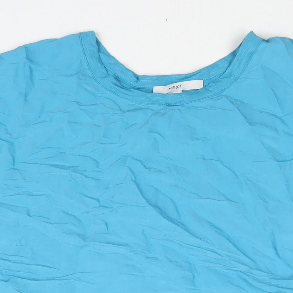 Womens UK Size 22 NEXT Blue Basic Blouse