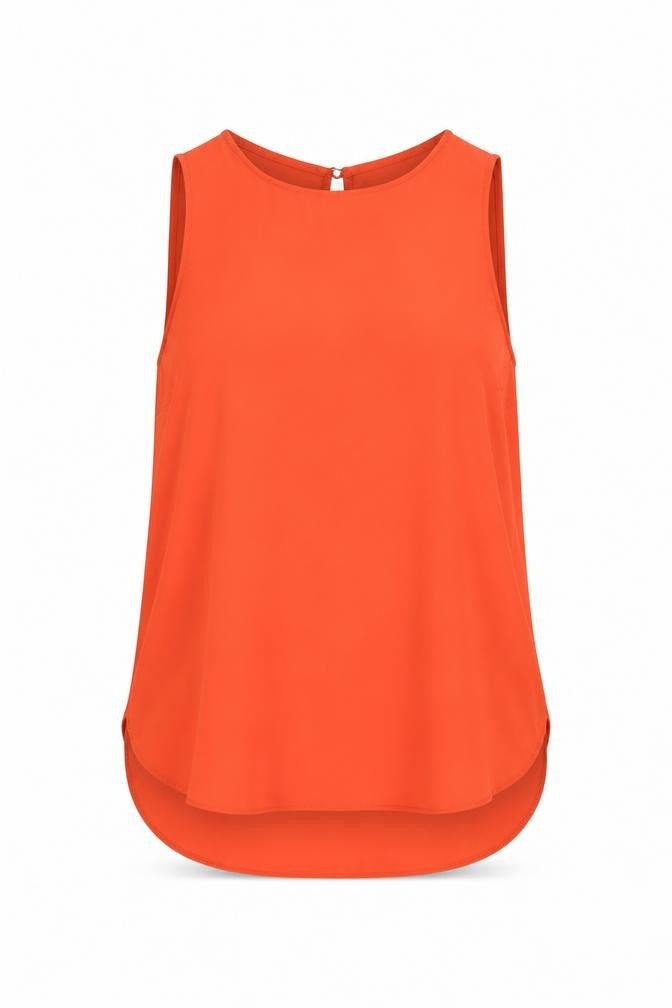 Womens UK Size 8 New Look Red Camisole Blouse