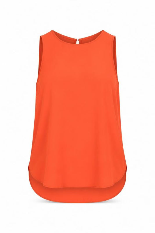 Womens UK Size 8 New Look Red Camisole Blouse