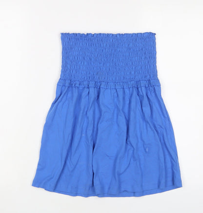 Womens UK Size 10 ESMARA Blue Basic Tank