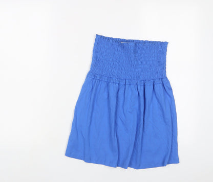 Womens UK Size 10 ESMARA Blue Basic Tank