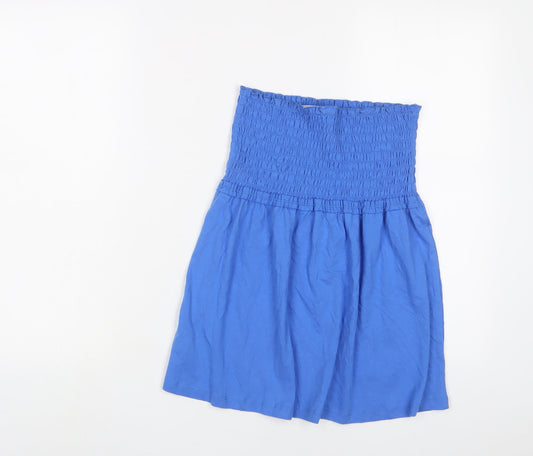Womens UK Size 10 ESMARA Blue Basic Tank