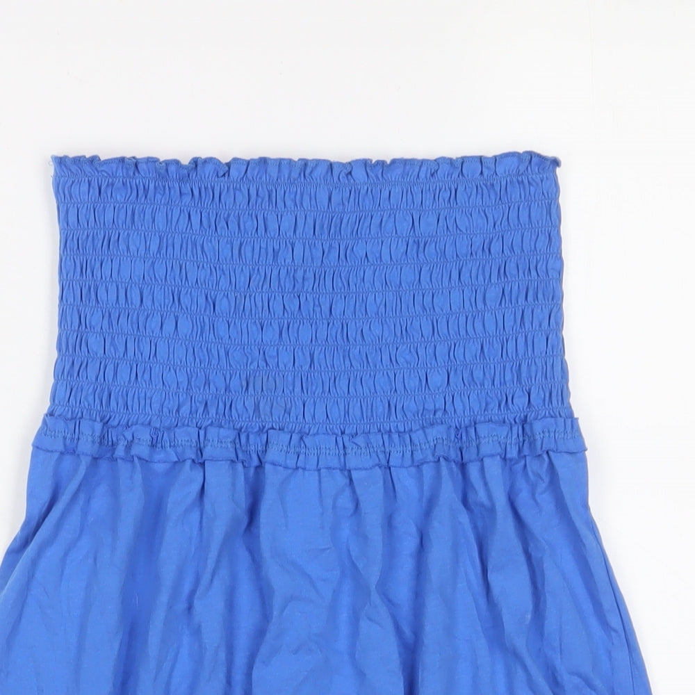 Womens UK Size 10 ESMARA Blue Basic Tank