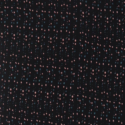 JDY Womens Black Geometric Polyester A-Line Size 12 Round Neck Button