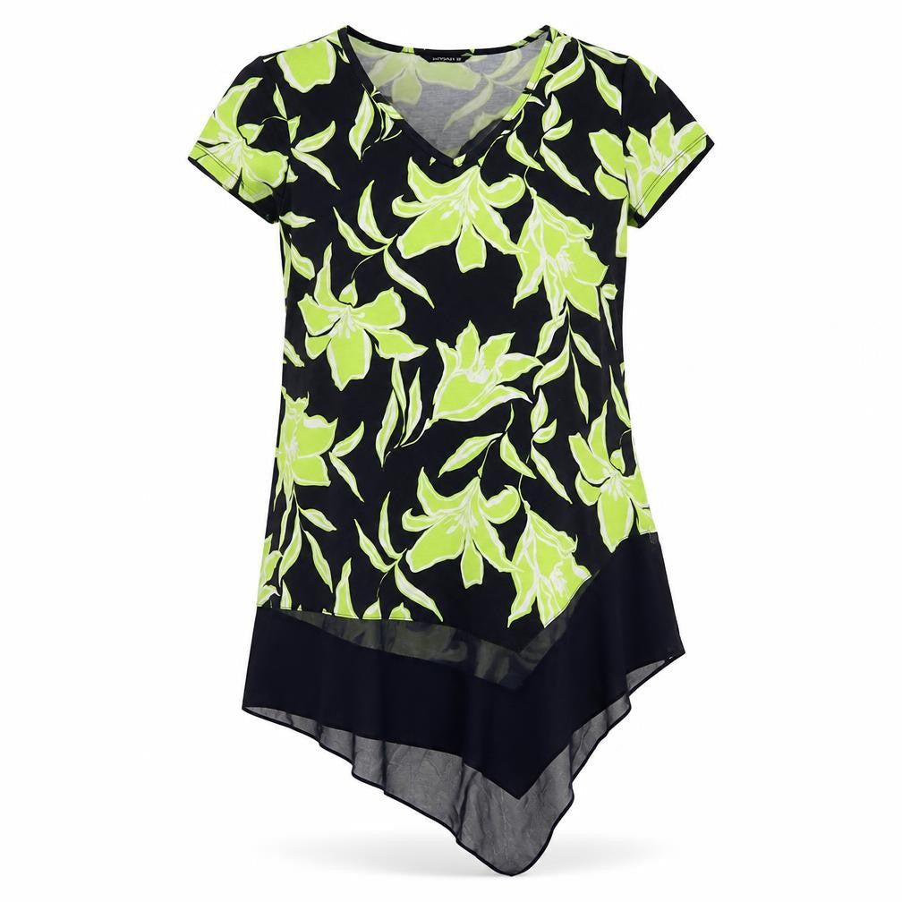 Womens UK Size 10 Roman Green Tunic T-Shirt