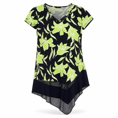 Womens UK Size 10 Roman Green Tunic T-Shirt